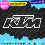 Fits KTM Decals Stickers Vinyl Racing Motocross Team Duke SX SXF Moto Bike Dirty - Image 3