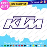 Fits KTM Decals Stickers Vinyl Racing Motocross Team Duke SX SXF Moto Bike Dirty - Image 7