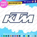 Fits KTM Decals Stickers Vinyl Racing Motocross Team Duke SX SXF Moto Bike Dirty - Image 8