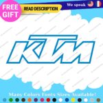 Fits KTM Decals Stickers Vinyl Racing Motocross Team Duke SX SXF Moto Bike Dirty - Image 10