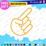 Hands Decals Stickers Vinyl Car JDM Shocker Sign Truck Peace Size Funny Laptop - Image 15