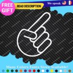 Hands Decals Stickers Vinyl Car JDM Shocker Sign Truck Peace Size Funny Laptop