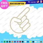 Hands Decals Stickers Vinyl Car JDM Shocker Sign Truck Peace Size Funny Laptop - Image 20