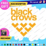 Fits Black Crows Snowboard Decals Sticker Vinyl Skis Poles Binding Boots Snows - Image 26