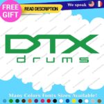 Fits DTX Drums Yamaha  Decals Stickers Vinyl Replacement Band Percussion Bass - Image 39