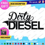 Diesel Black Smoke Mafia Decals Stickers Vinyl Fuel Gas Truck Only Inside Turbo