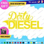 Diesel Black Smoke Mafia Decals Stickers Vinyl Fuel Gas Truck Only Inside Turbo - Image 5