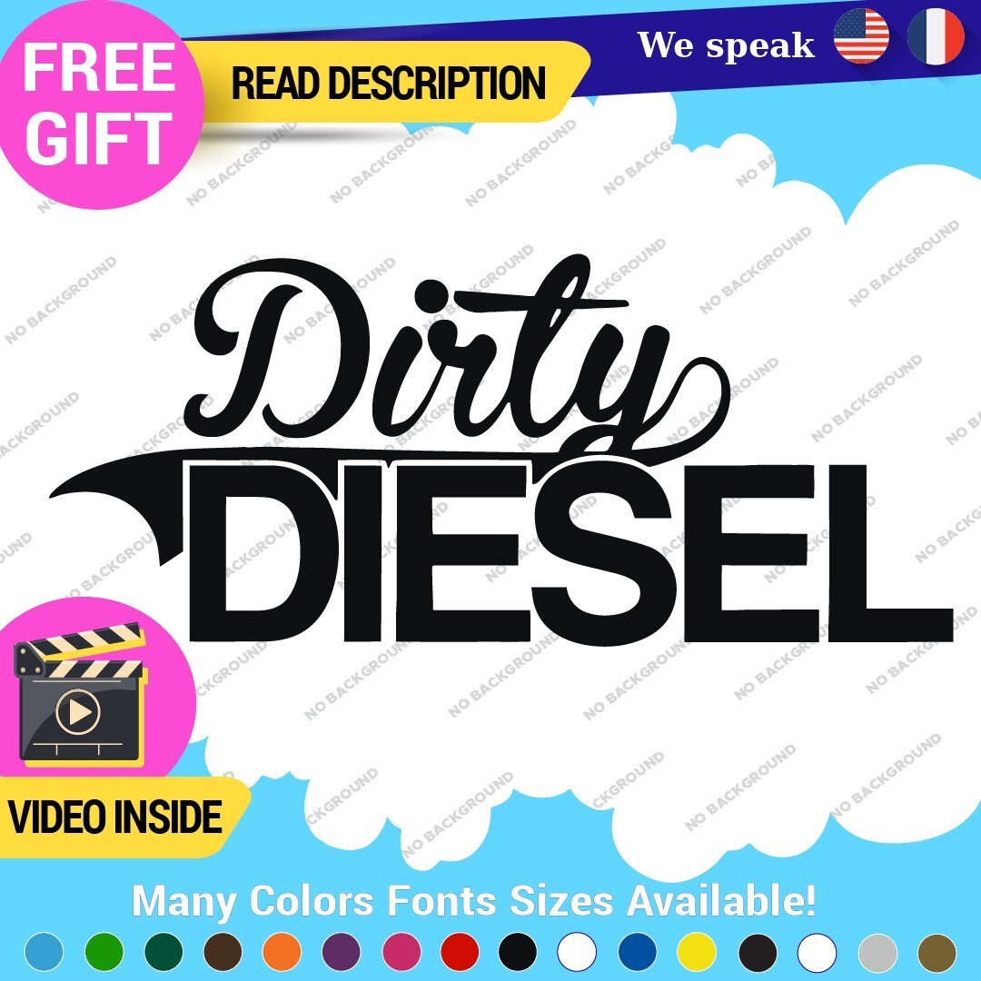 Diesel Black Smoke Mafia Decals Stickers Vinyl Fuel Gas Truck Only Inside Turbo 297309347425 Diesel Black Smoke Mafia Decals Stickers Vinyl Fuel Gas Truck Only Inside Turbo - Image 1