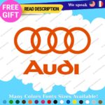 Fits Audi Quattro Decals Stickers Vinyl Door Sport Ring Racing Line S Car e-tron - Image 11