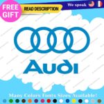 Fits Audi Quattro Decals Stickers Vinyl Door Sport Ring Racing Line S Car e-tron - Image 17