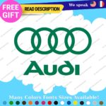 Fits Audi Quattro Decals Stickers Vinyl Door Sport Ring Racing Line S Car e-tron - Image 19
