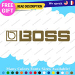 Fits Boss Audio Decals Stickers Stereo Vinyl System Amplifier Speaker Equalizer - Image 23