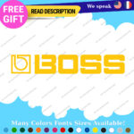 Fits Boss Audio Decals Stickers Stereo Vinyl System Amplifier Speaker Equalizer - Image 5