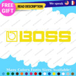 Fits Boss Audio Decals Stickers Stereo Vinyl System Amplifier Speaker Equalizer - Image 6