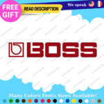 Fits Boss Audio Decals Stickers Stereo Vinyl System Amplifier Speaker Equalizer - Image 7