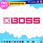 Fits Boss Audio Decals Stickers Stereo Vinyl System Amplifier Speaker Equalizer - Image 10