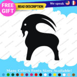 Fits Goat Backcountry Snowboard Decal Sticker Vinyl Snow Ski Hoodie Jacket Gore. - Image 4