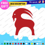 Fits Goat Backcountry Snowboard Decal Sticker Vinyl Snow Ski Hoodie Jacket Gore. - Image 8