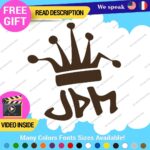 Joker JDM King Decals Stickers Vinyl Funny Crow Drift Racing Bomb Lowered - Image 11