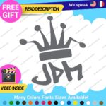 Joker JDM King Decals Stickers Vinyl Funny Crow Drift Racing Bomb Lowered - Image 13