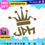 Joker JDM King Decals Stickers Vinyl Funny Crow Drift Racing Bomb Lowered - Image 14