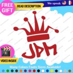 Joker JDM King Decals Stickers Vinyl Funny Crow Drift Racing Bomb Lowered - Image 22