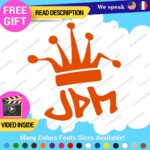 Joker JDM King Decals Stickers Vinyl Funny Crow Drift Racing Bomb Lowered - Image 23