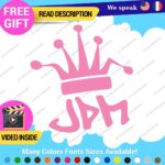 Joker JDM King Decals Stickers Vinyl Funny Crow Drift Racing Bomb Lowered - Image 25