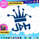 Joker JDM King Decals Stickers Vinyl Funny Crow Drift Racing Bomb Lowered - Image 4