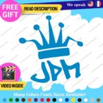 Joker JDM King Decals Stickers Vinyl Funny Crow Drift Racing Bomb Lowered - Image 5