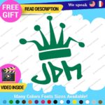 Joker JDM King Decals Stickers Vinyl Funny Crow Drift Racing Bomb Lowered - Image 7