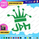 Joker JDM King Decals Stickers Vinyl Funny Crow Drift Racing Bomb Lowered - Image 8