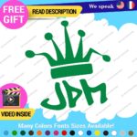 Joker JDM King Decals Stickers Vinyl Funny Crow Drift Racing Bomb Lowered - Image 9