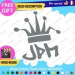 Joker JDM King Decals Stickers Vinyl Funny Crow Drift Racing Bomb Lowered - Image 10