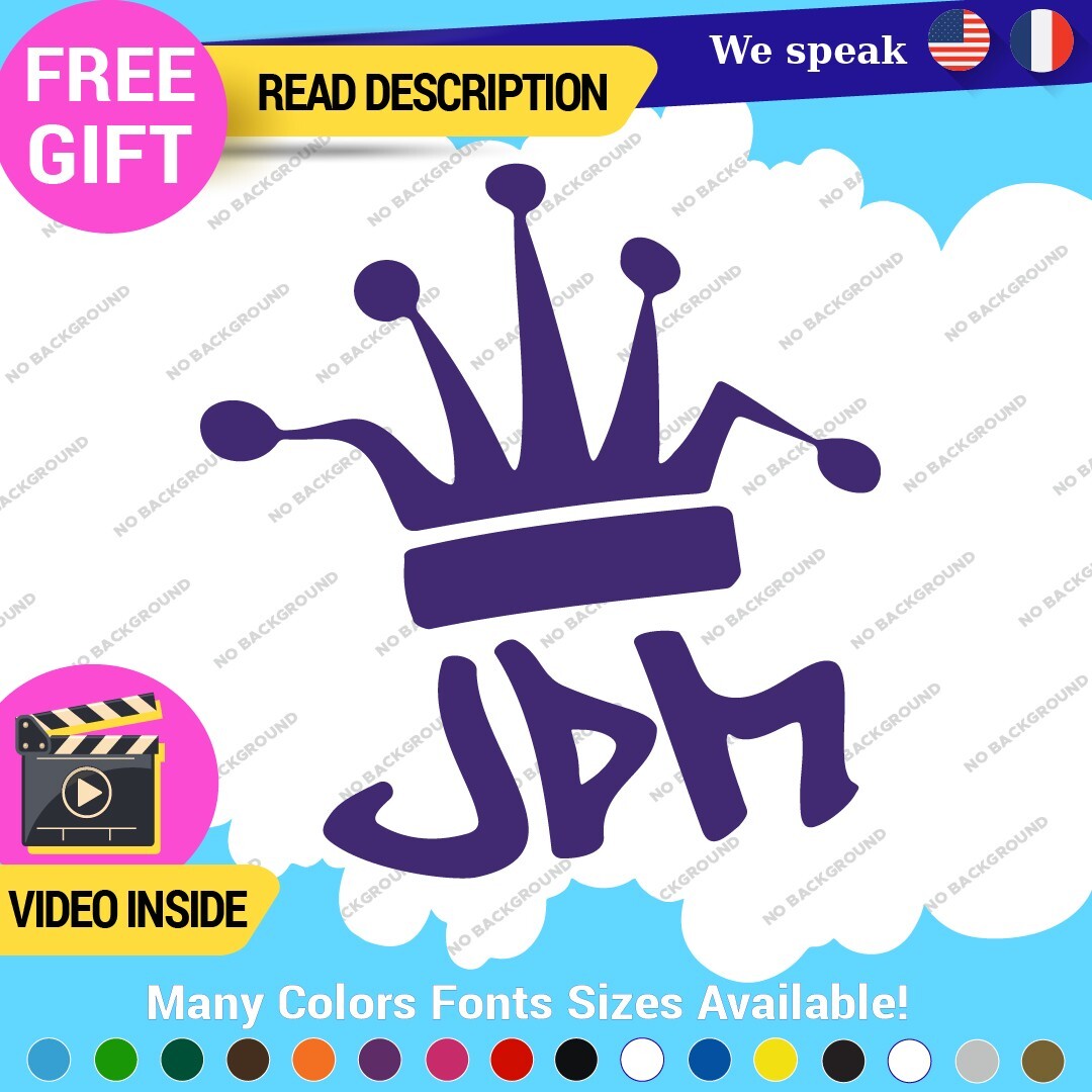 Joker JDM King Decals Stickers Vinyl Funny Crow Drift Racing Bomb Lowered 297365847025 Joker JDM King Decals Stickers Vinyl Funny Crow Drift Racing Bomb Lowered - Image 1