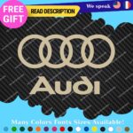 Fits Audi Quattro Decals Stickers Vinyl Door Sport Ring Racing Line S Car e-tron - Image 27