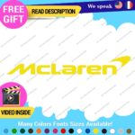 Fits McLaren Decals Stickers Vinyl Mc Automotive F1 Car Laren MSO Rim Wheels - Image 16