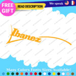 Fits Ibanez Guitar Decals Stickers Vinyl Swoosh Jem Headstock Old Vintage Amp. - Image 26