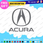 Fits Acura Decals Stickers Vinyl Integra RSX DC2 JDM TSX TLX RDX NSX Type VTEC.