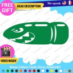 JDM Bullet Decals Stickers Vinyl Bill Super Mario Drift Stance Car Japan - Image 18