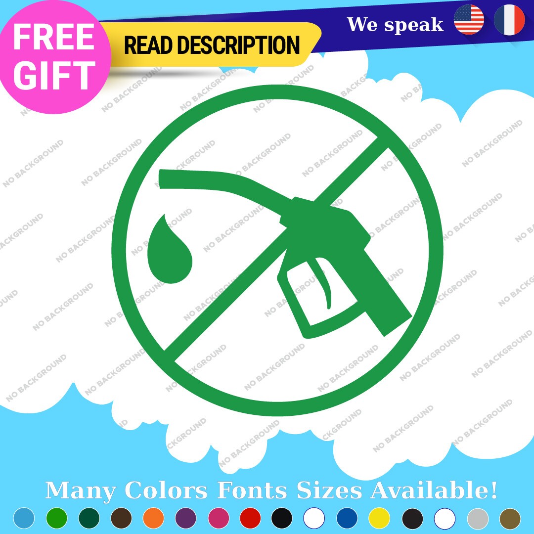 Fits Electric Vehicule Stickers Vinyl Decals Car 100 EV Hybrid Green Gas 297309388355 Fits Electric Vehicule Stickers Vinyl Decals Car 100% EV Hybrid Green Gas - Image 1