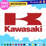 Fits Kawasaki Decals Stickers Vinyl Moto Bike Vintage Motocross Team Cafe Racing - Image 19