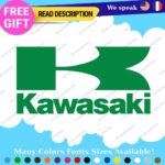 Fits Kawasaki Decals Stickers Vinyl Moto Bike Vintage Motocross Team Cafe Racing - Image 3