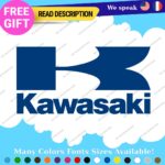 Fits Kawasaki Decals Stickers Vinyl Moto Bike Vintage Motocross Team Cafe Racing - Image 25