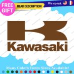 Fits Kawasaki Decals Stickers Vinyl Moto Bike Vintage Motocross Team Cafe Racing - Image 9