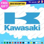 Fits Kawasaki Decals Stickers Vinyl Moto Bike Vintage Motocross Team Cafe Racing - Image 10