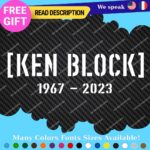 Fits Ken Block  [HOONIGAN] Decal Stickers Vinyl Memorial JDM Drift 43 Racing