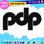 Fits Pacific Percussion PBP Bass Drum Decals Sticker Vinyl Replacement Old Band