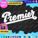 Fits Premier Drum 50s Decal Stickers Vinyl Bass Music Snare Cymbal Percusion Set