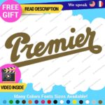 Fits Premier Drum 50s Decal Stickers Vinyl Bass Music Snare Cymbal Percusion Set - Image 23